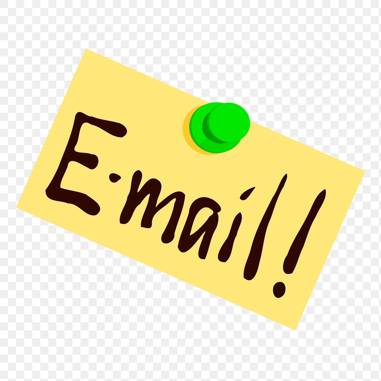 Email reminder note png sticker