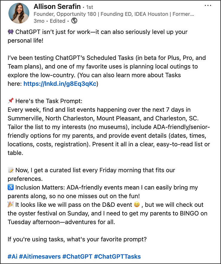 AI Use Case: Newsletter Content